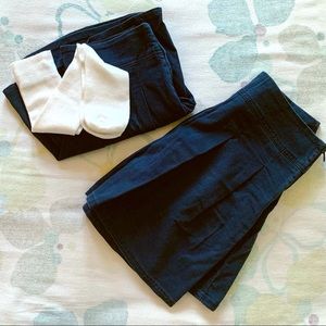 Land’s End Pleated Navy Skirt